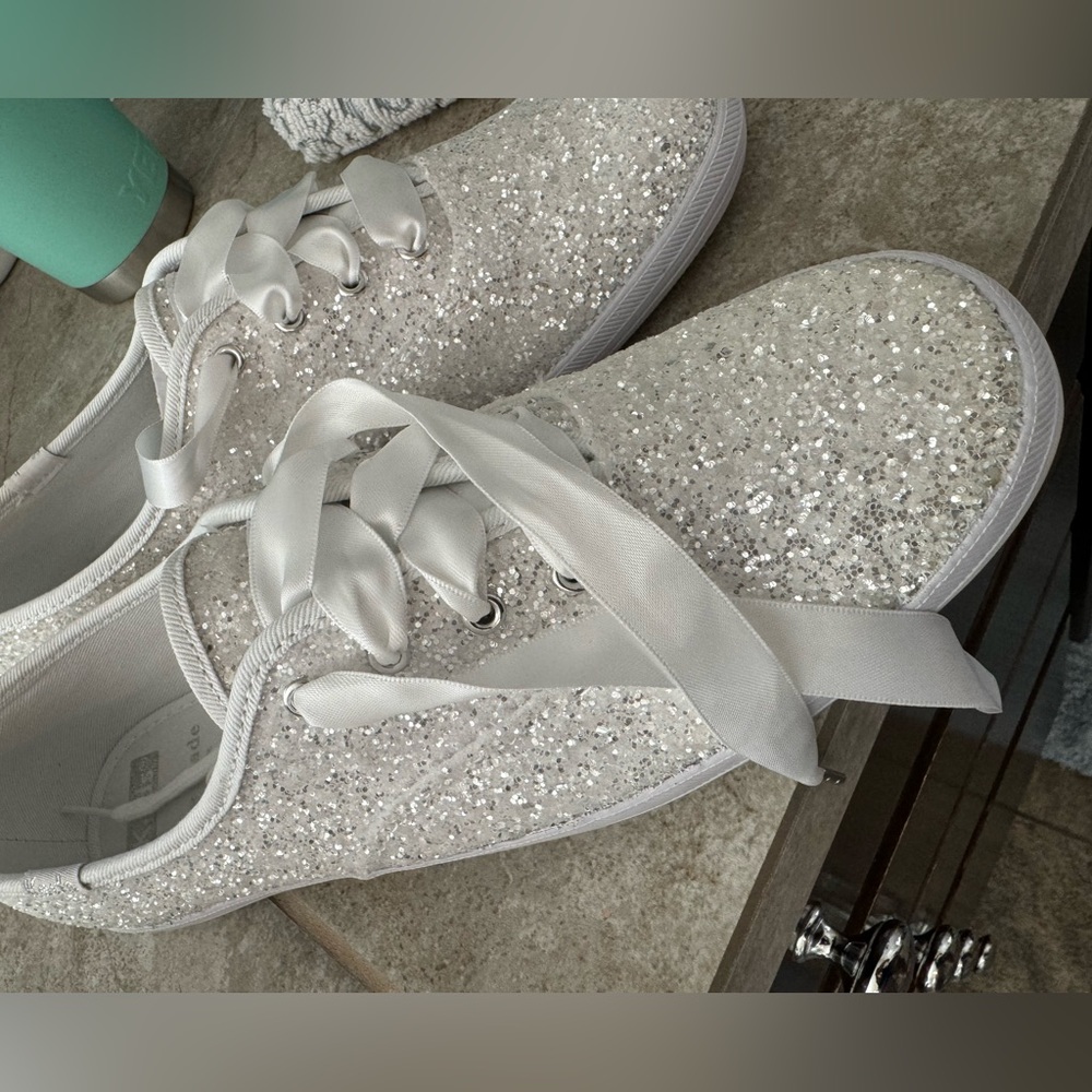 Kate Spade Glittery Keds BRAND NEW